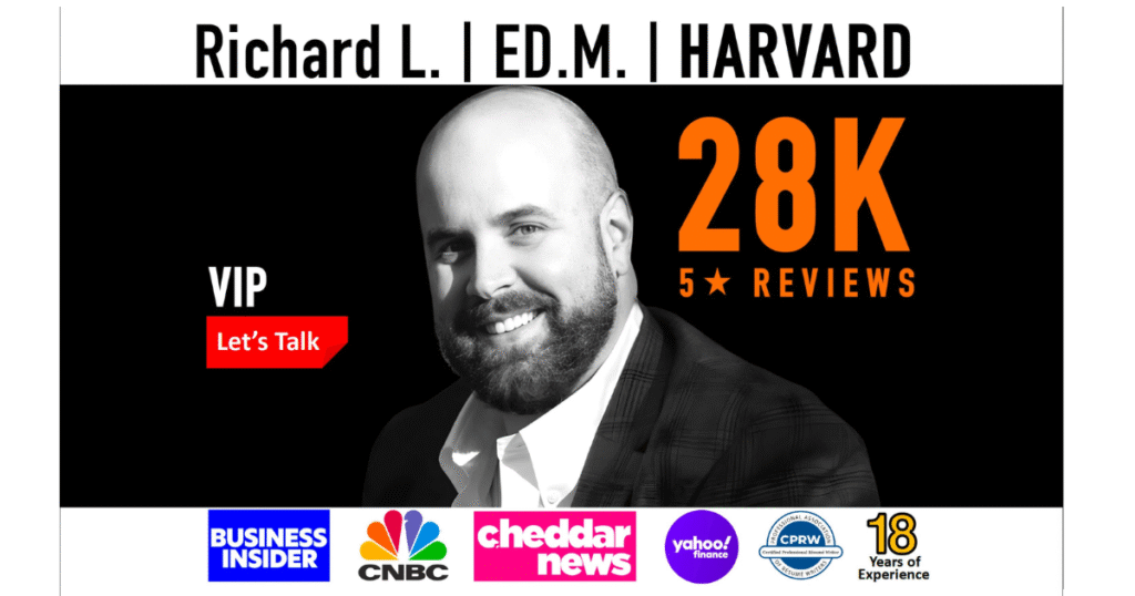 Richard Lambert Fiverr Pro resume writer - Harvard certified professional